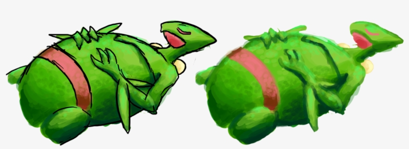 Fat Sceptile - Illustration, transparent png #6274752