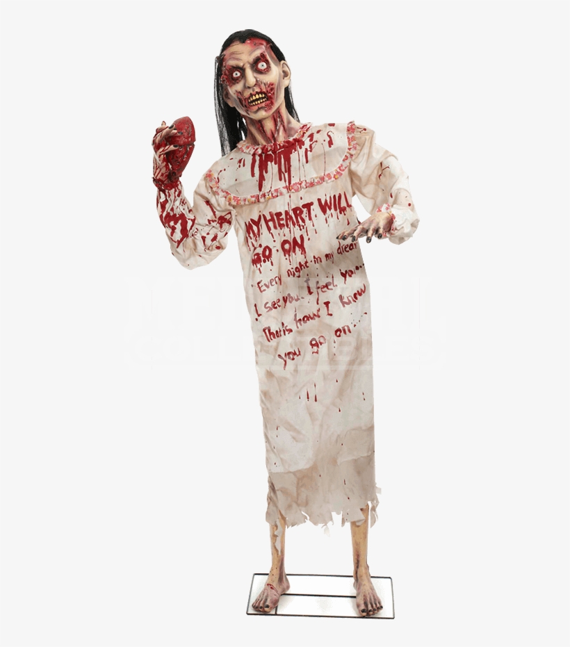 Standing Heartless Zombie Woman - Heartless Zombie, transparent png #6275884