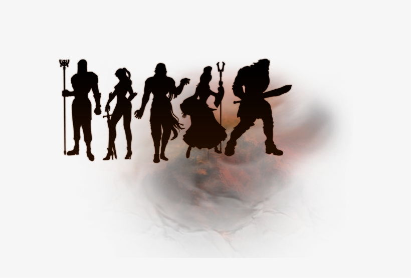 App Name - Dark Summoner - Silhouette, transparent png #6276578