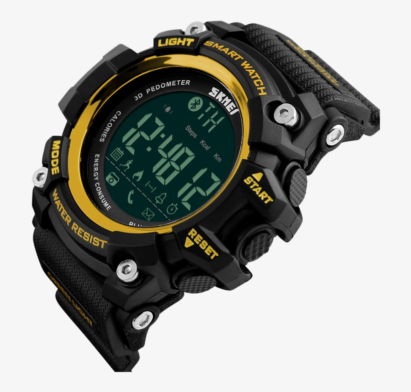 Skmei 1227 Brand Men Digital Wristwatches Smart Watch, transparent png #6277536