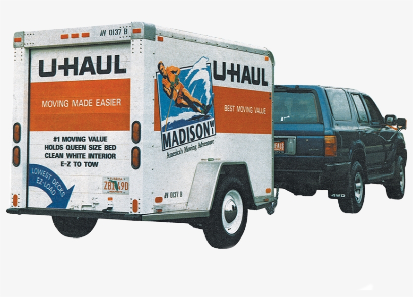 Suv Towing Av - Uhaul Trailer, transparent png #6277540