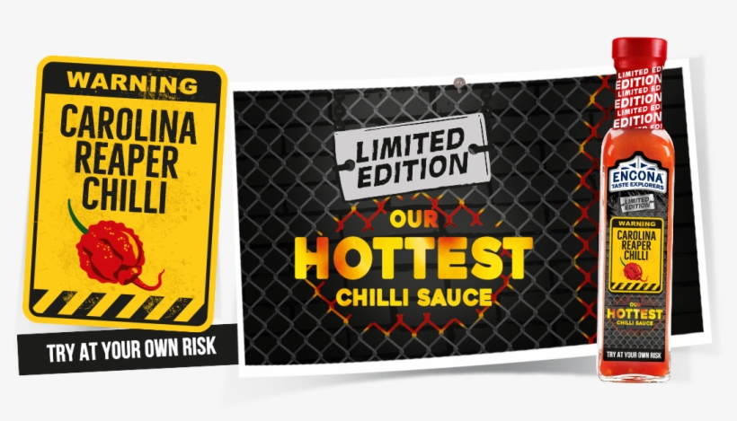 Encona Limited Edition Carolina Reaper Chilli Sauce - Encona Carolina Reaper Chilli Sauce, transparent png #6277795