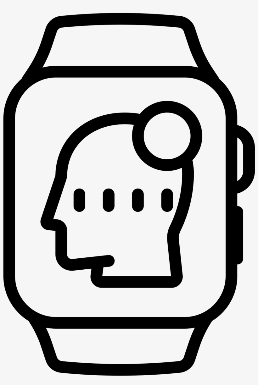 Epilepsy Smart Watch Icon - Apple Watch Clip Art, transparent png #6277850