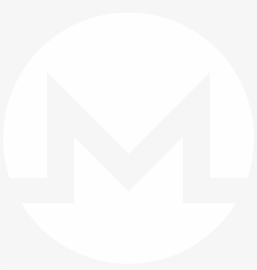Monero Logo Black And White - Hyatt Regency Logo White, transparent png #6278650