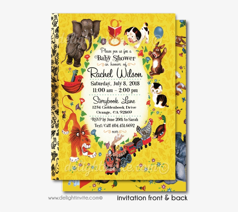 classic baby shower invitations