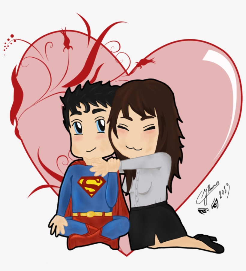 Superman Y Lois Lane - Cute Superman And Lois, transparent png #6278924