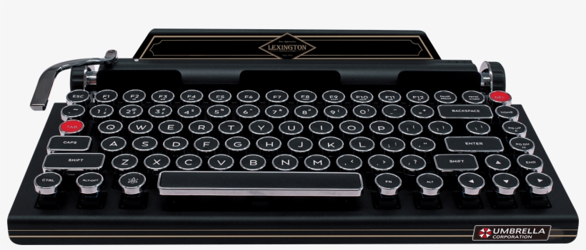Resident Evil 2 Remake Premium Edition Comes With Typewriter - Resident Evil 2 Typewriter Keyboard, transparent png #6279081