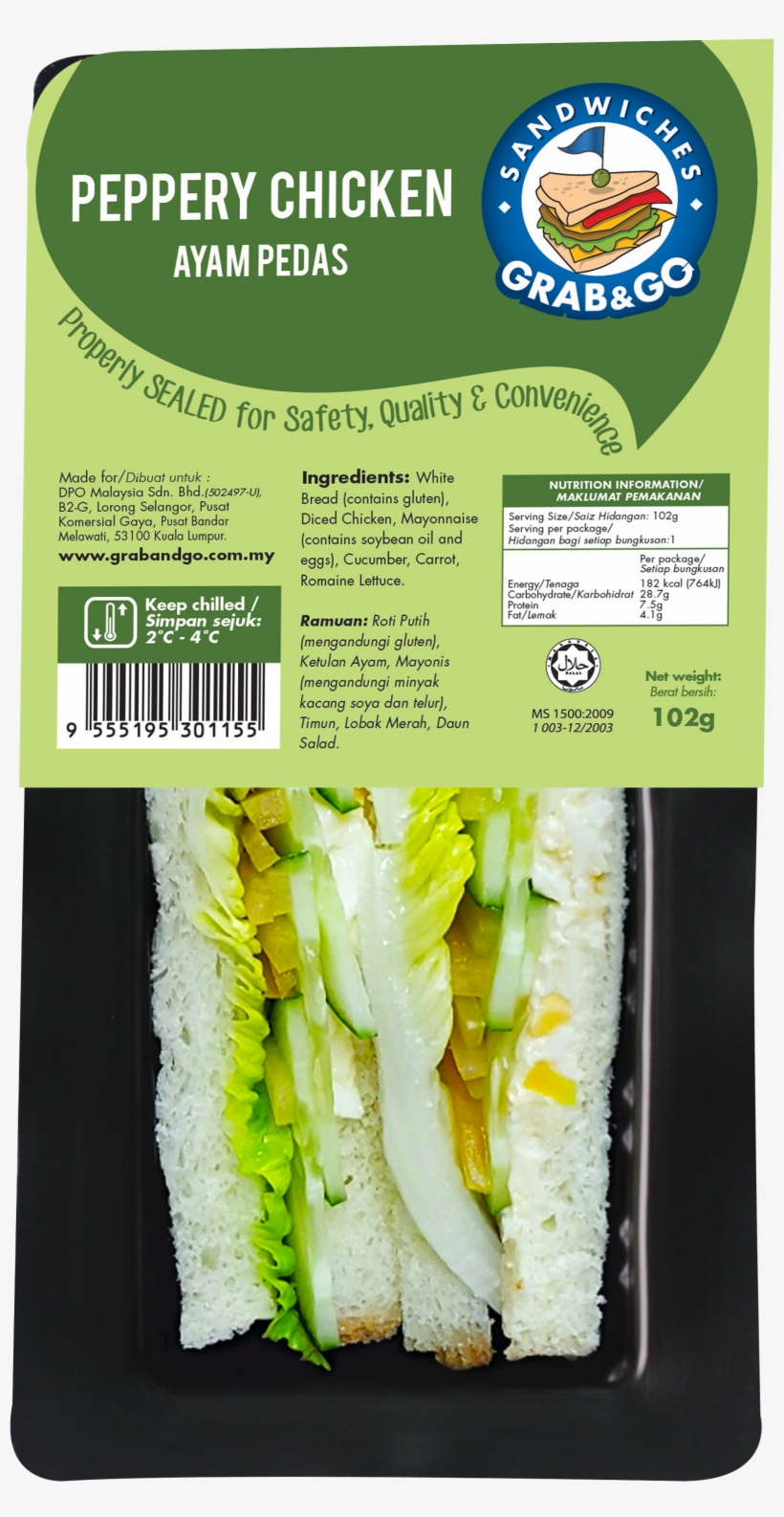 Suppliers Of 10 Davinci Gourmet Brand Sweet Sauce Products - Grab N Go Sandwich Png, transparent png #6280784
