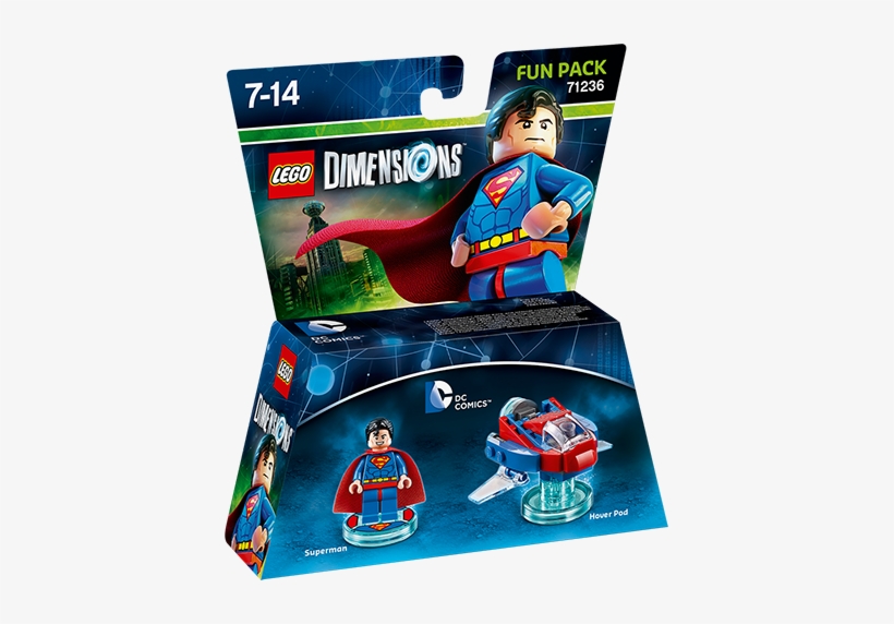 Lego Dimen Fun Superman, , Large - Lego Dimensions Batman Movie Fun Pack, transparent png #6281167
