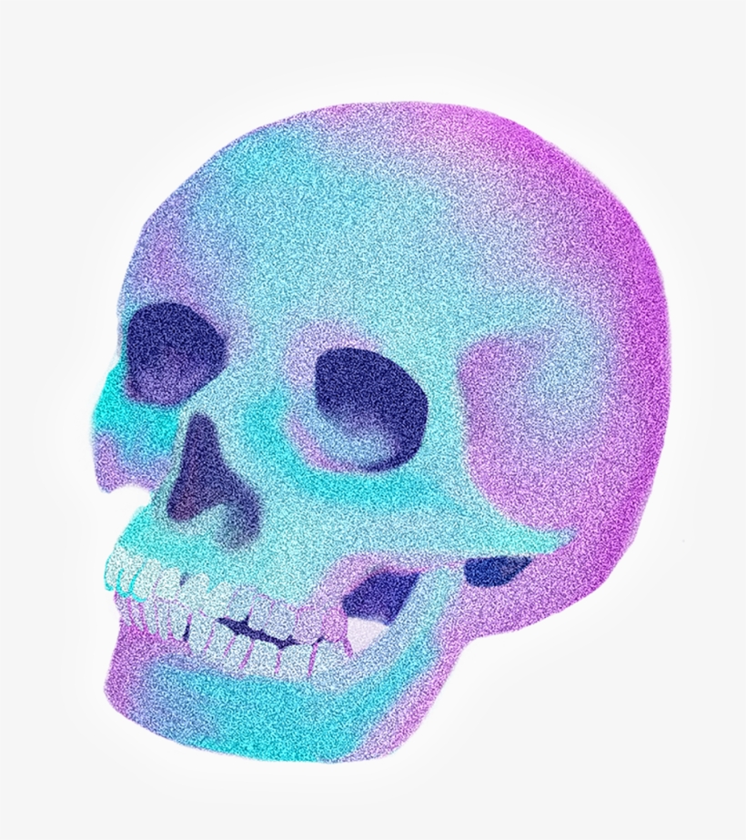 Neon Skull Png, transparent png #6281785