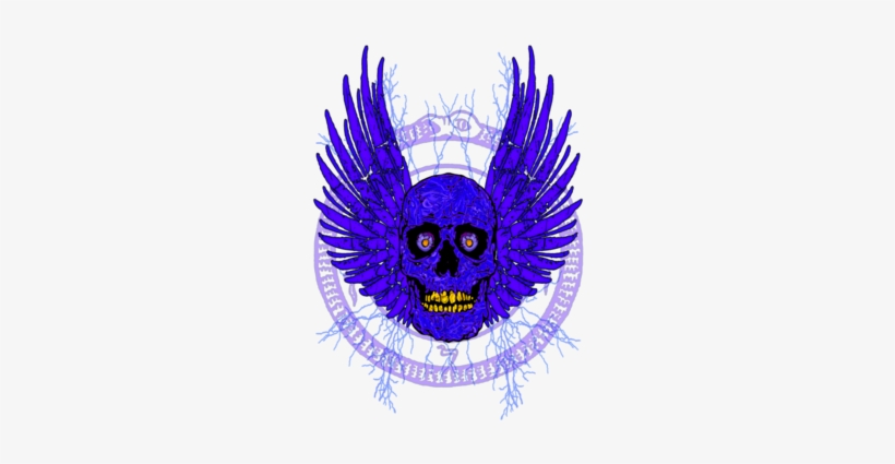 Blue Skull - Illustration, transparent png #6282289