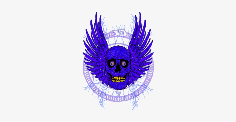 Blue Skull - Illustration, transparent png #6282289