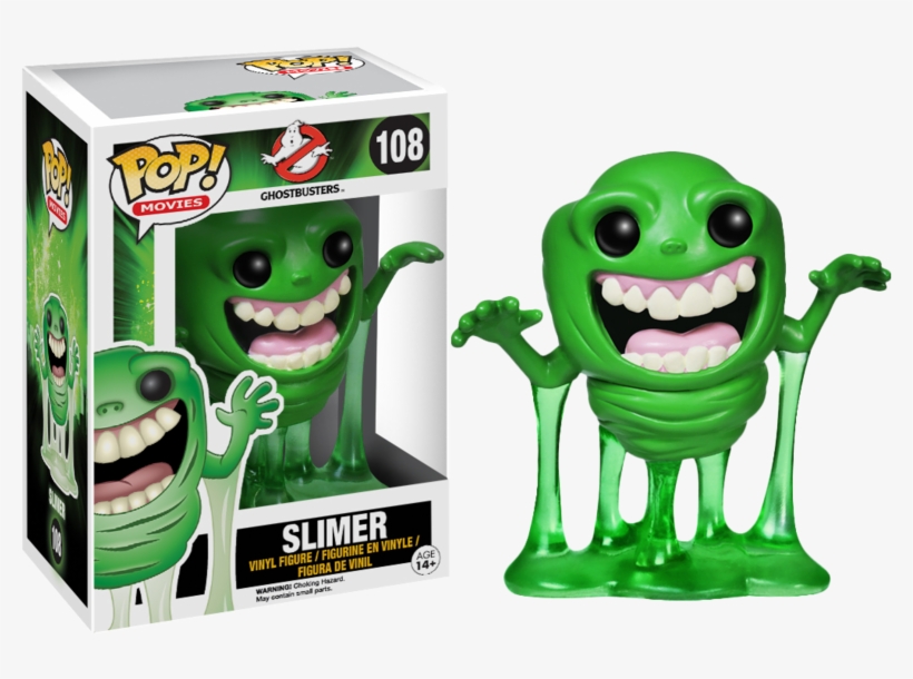 Slimer Pop Vinyl Figurine, transparent png #6282792