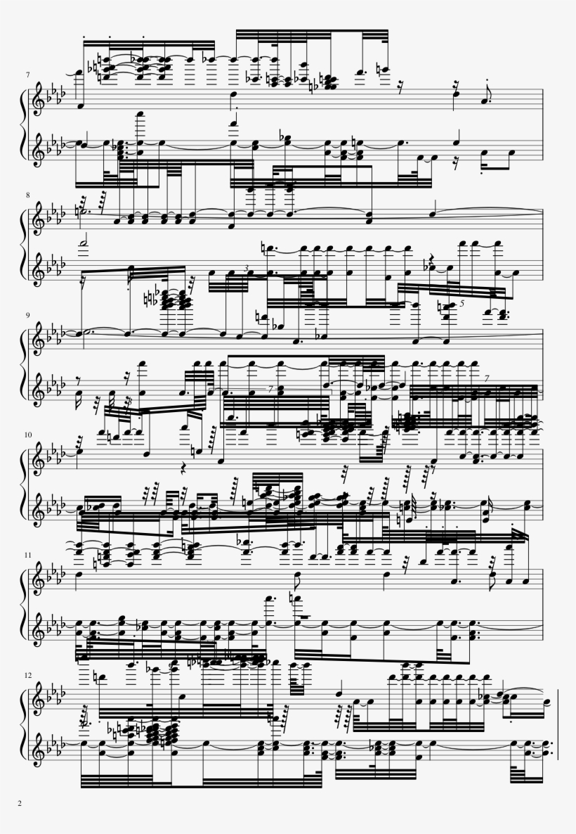 Lg-5081528 Sheet Music 2 Of 61 Pages - Earthbound, transparent png #6283152
