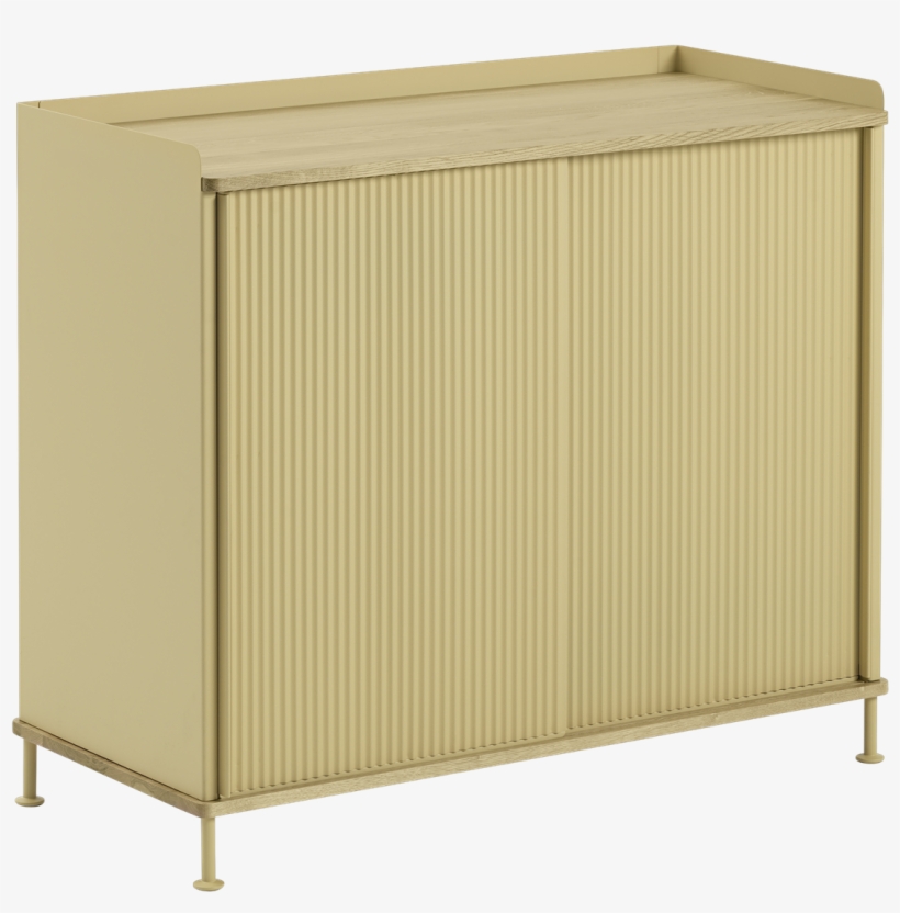 83603 Enfold Sideboard Tall Sand Yellowsand Yellow - Muuto Enfold Sideboard, transparent png #6283202