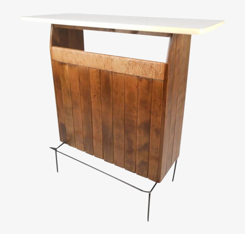 This Vintage Modern Compact Dry Bar Features Beautiful - Iron, transparent png #6283921