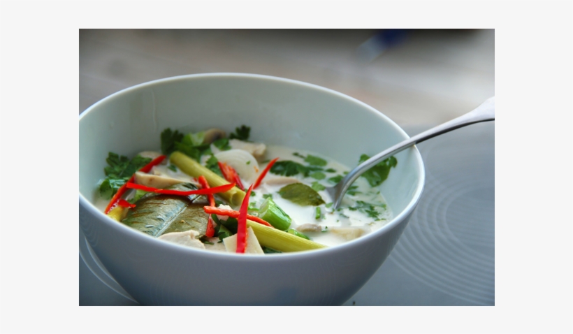 Basically, A Homemade Mix Of Miso Soup, Pho, And Ramen, - Tom Kha Gai Suppe, transparent png #6284323