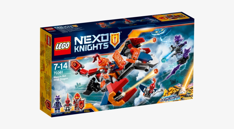 Lego - Lego Nexo Knights Macy Bot Drop Dragon, transparent png #6284435