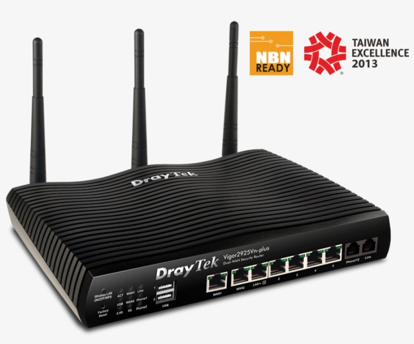 Tif - Router Draytek Vigor 2925, transparent png #6284964