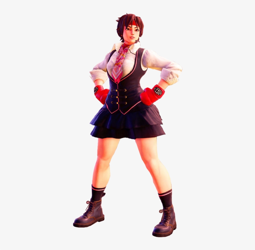 Sakura Street Fighter V Render By Denderotto-dc0soxe - Sakura Street Fighter Png, transparent png #6285934