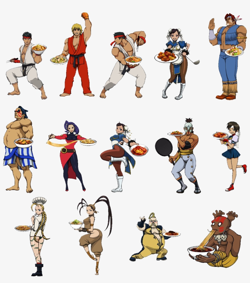 Street Fighter Themed Meals, transparent png #6286162