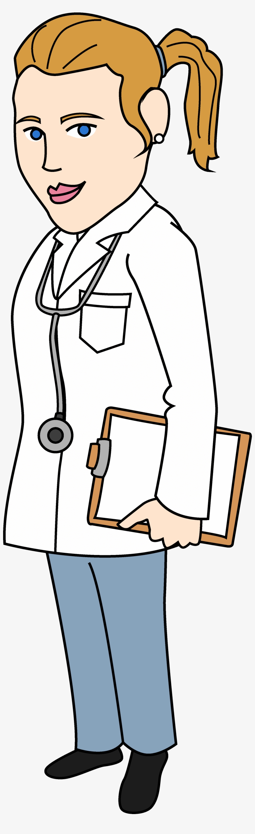 Girl Doctor Clipart Transparent - Doctor Clipart Transparent Background, transparent png #6286562