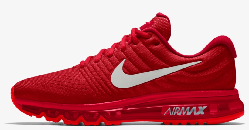 Nike Air Max 2017 Id Women's Running Shoe - Nike Air Max 90 Essential Id Mens Red, transparent png #6286976
