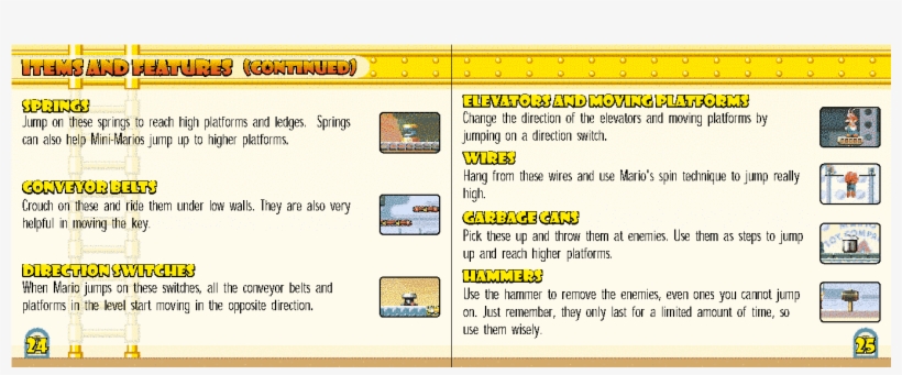 Download - Mario Vs Donkey Kong Instruction Booklet Game Boy Advance, transparent png #6286977