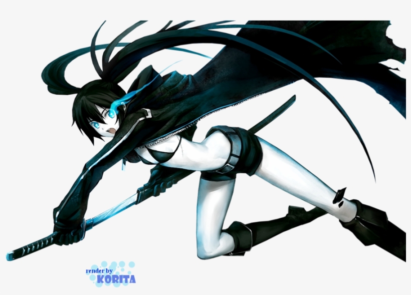 [renders] Black Rock Shooter - Black Rock Shooter Wave, transparent png #6287386