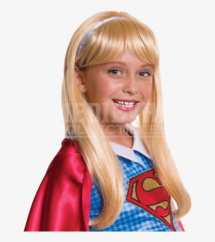 Dc Superhero Girls Supergirl Wig, transparent png #6287396