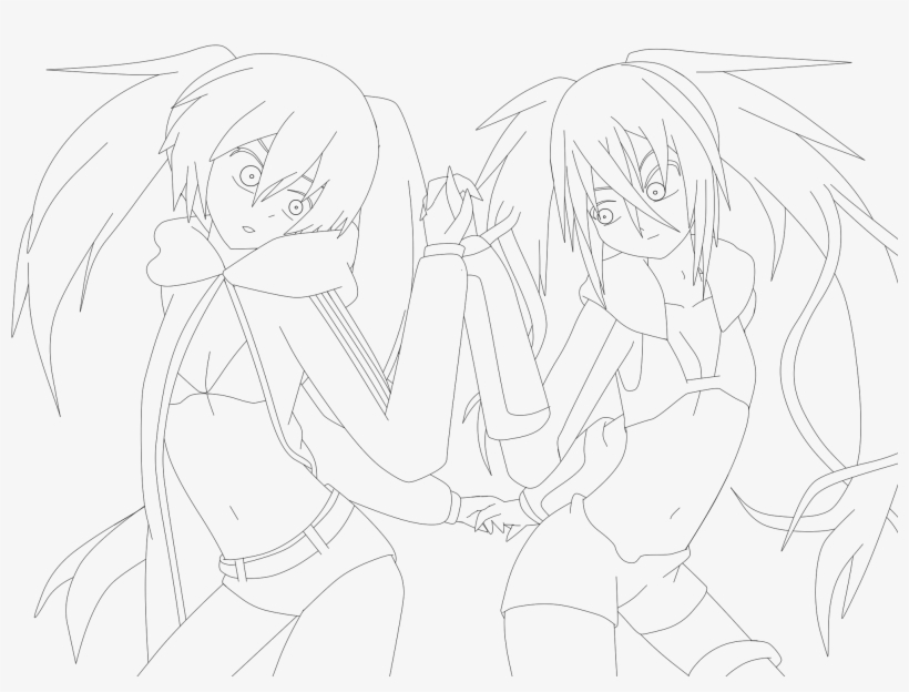 I Stopped Uploading Linearts, But I Decided To Upload - Line Art, transparent png #6287910