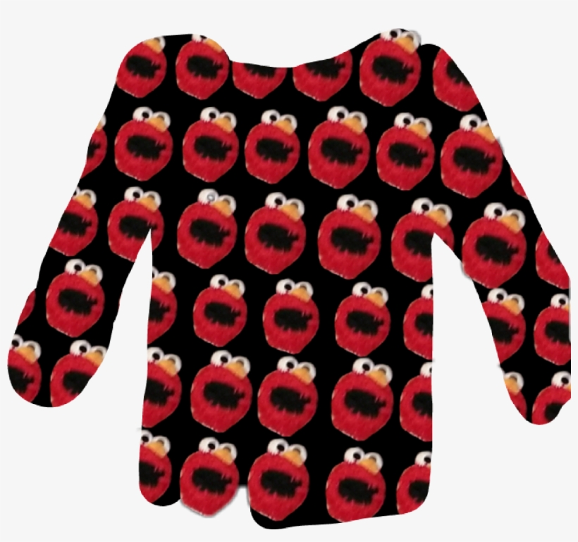 Shirt Elmo Moist Thicc Funny Red - Sweater, transparent png #6288203