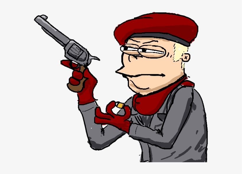 Ocelot Revolver Fanart, transparent png #6288342