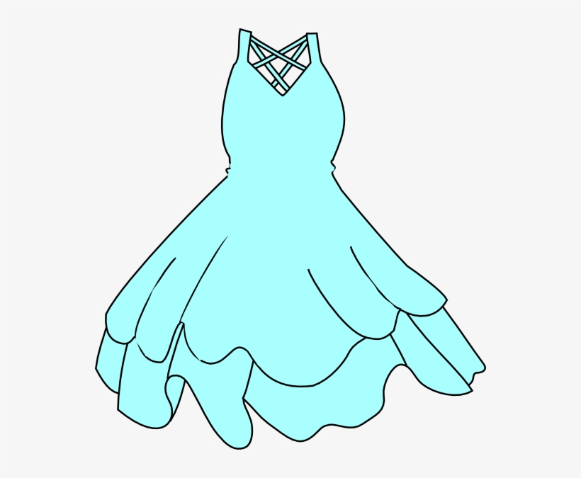 How To Set Use Pale Blue Dress Svg Vector, transparent png #6288616