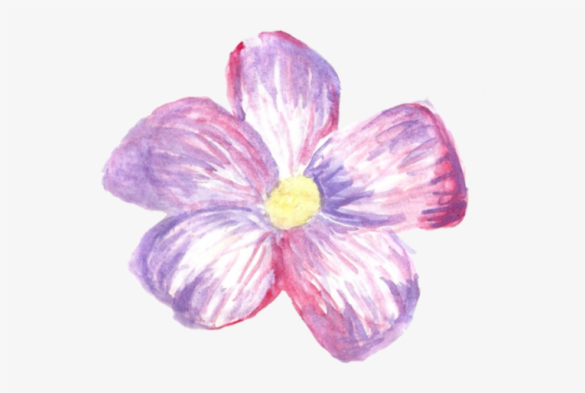 Lilac Clipart Transparent Tumblr - Flowers Tumblr Stickers, transparent png #6288972