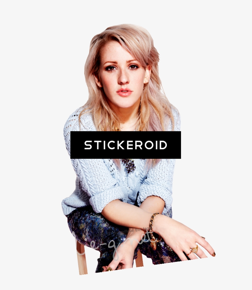 Ellie Goulding - Ellie Goulding Women's T Shirts Yellow Fans, transparent png #6289829