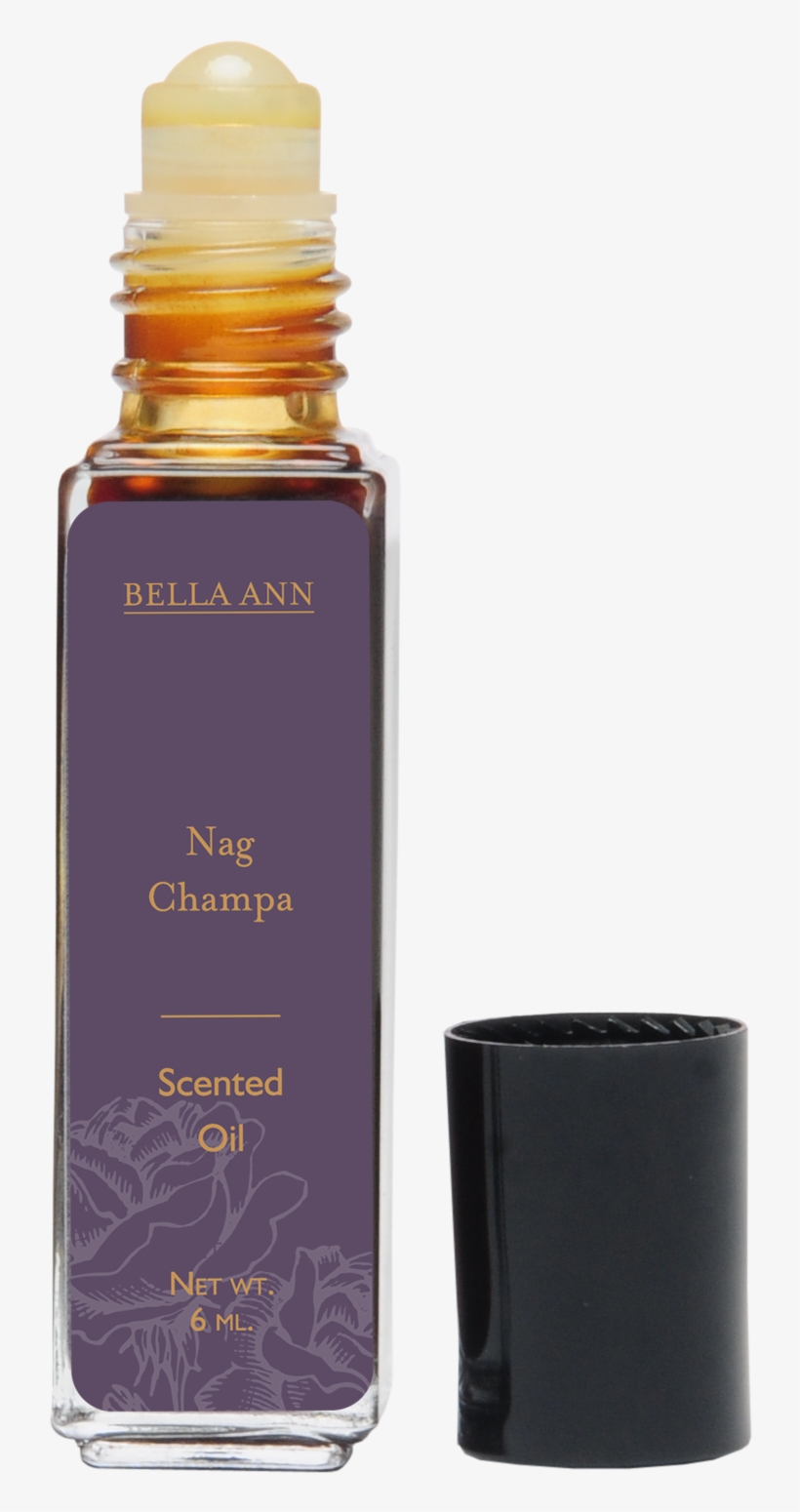 Roll On Bottle Of Body Oil In Nag Champa Scent - Plumeria Premium Grade Fragrance Oil - 10ml - Scented, transparent png #6290424