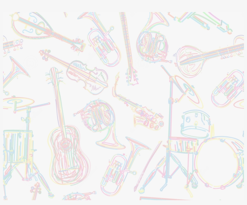 “ride A Sound Wave” Overlap Has Been Reported In The - Neonmusik-muster Karte, transparent png #6291276