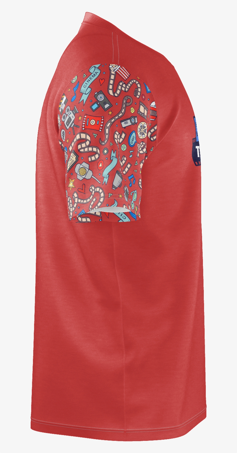 Pop Red Torso T-shirt - Pocket, transparent png #6291328