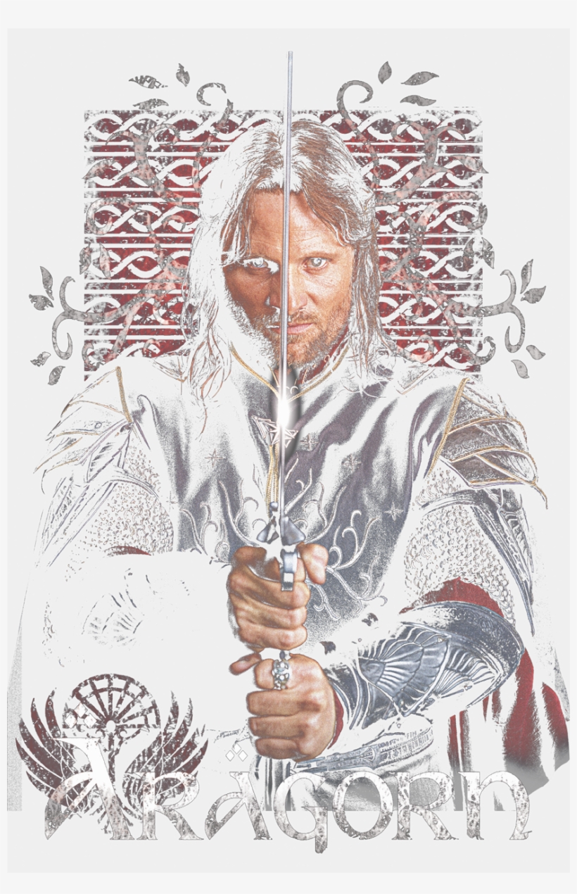 Lord Of The Rings Aragorn Youth T Shirt - Aragorn, transparent png #6291618
