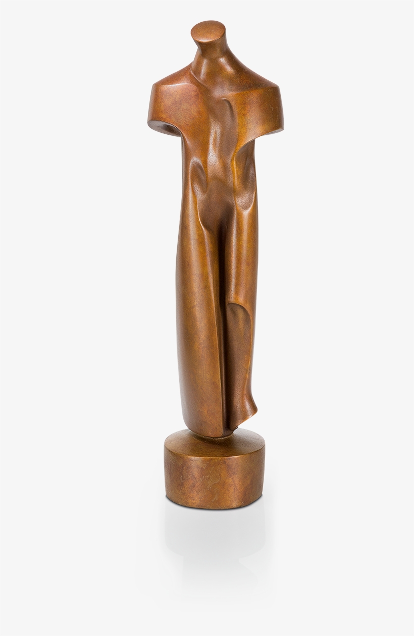 Bronzefigur Torso Von Giovannni De Angelis - Bronze Sculpture, transparent png #6291719