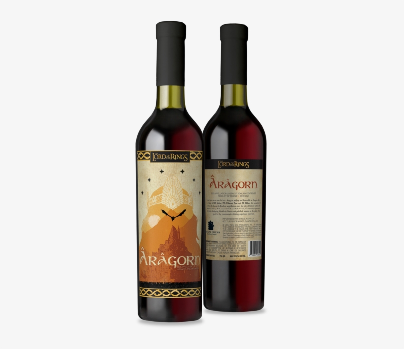 Aragorn2 - Lord Of The Rings Wine Bottles, transparent png #6291986