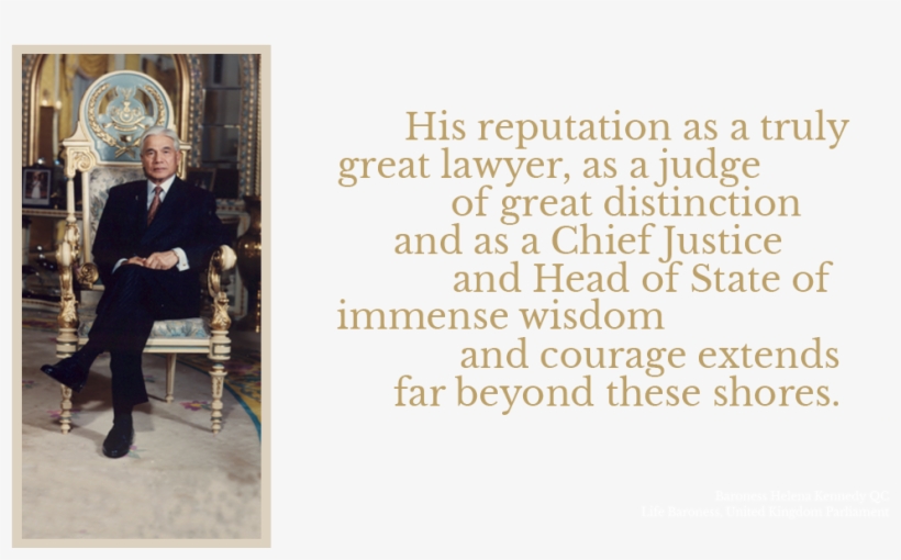 As A Judge, Chief Justice And Lord President Of The, transparent png #6291988