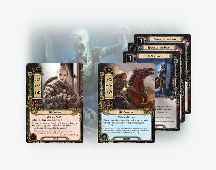 Give Him A Spear Of The Mark Or Two, And He Can Attack - Lord Of The Rings Lcg: Race Across Harad, transparent png #6292251