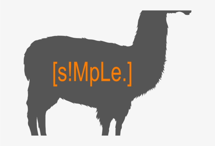 Clip Transparent Stock Alpaca Clipart Inca Civilization - Black, transparent png #6292254