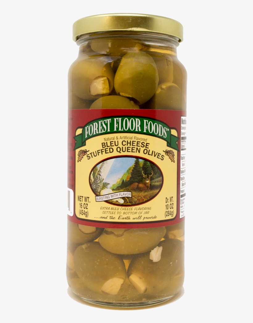 Forest Floor Foods Jalapeno Stuffed Spanish Olives, transparent png #6292396