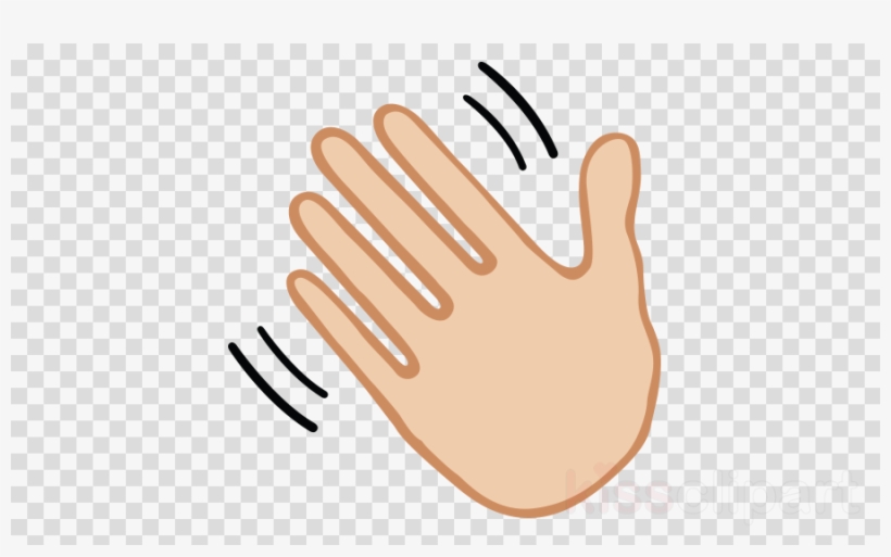 Wave Clipart Wave Emoji Hand Waving Clip Art Free Transparent Png Download Pngkey
