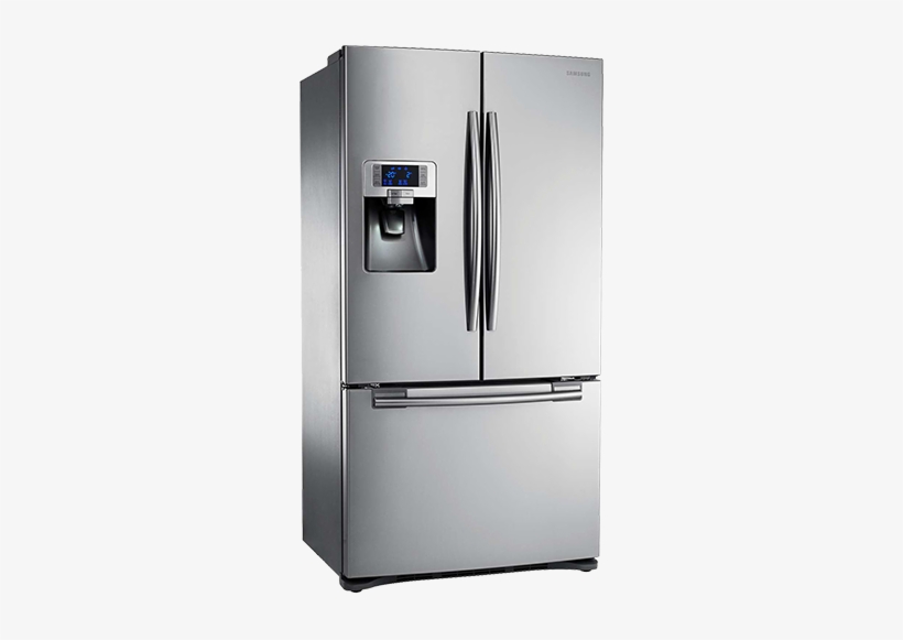 Servicio Técnico Samsung - Samsung Rfg23uers French Style Fridge Freezer Stainless, transparent png #6293579