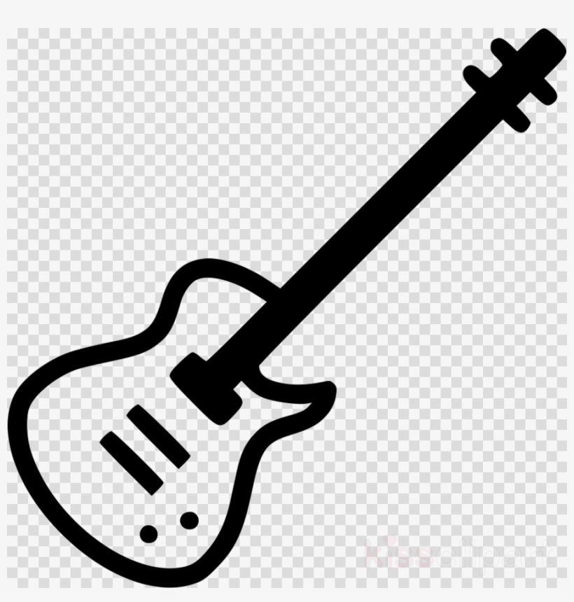 pic Transparent Background Silhouette Electric Guitar Clipart electric guitar clipart bass guitar