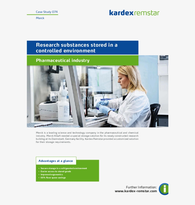 Research Substances Stored In A Controlled Environment - Kardex Mlog, transparent png #6294614